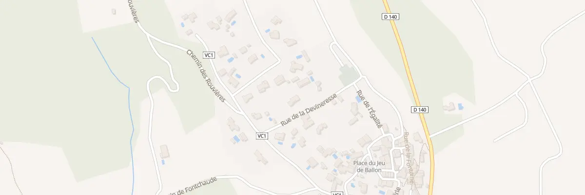 Plan du 5 Rue de la Devineresse à Lacoste