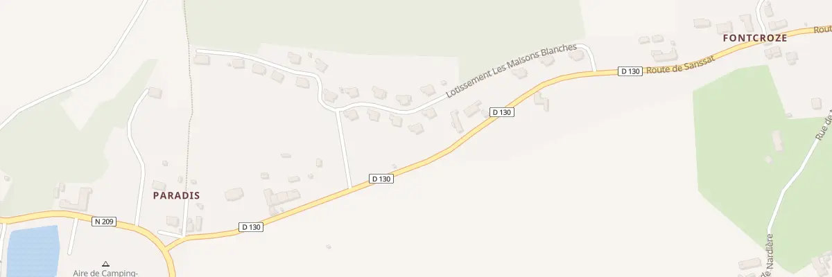 Plan du 7 Fontcroze à Billy