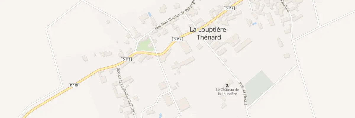Plan du 27 Rue Thenard à La Louptière-Thénard