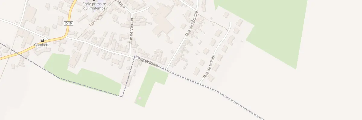 Plan du 83 Rue de l’Egalite à Béthencourt