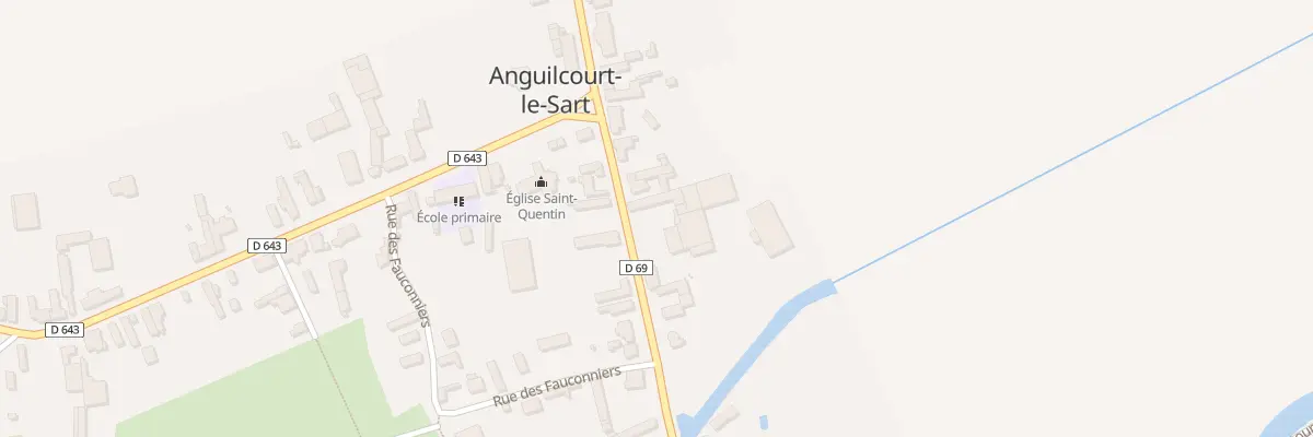 Plan du 9 Rue Aristide Fricoteaux à Anguilcourt-le-Sart