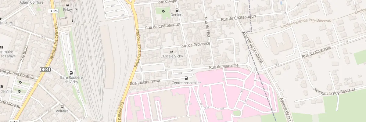 Plan du 3 Bd Denière à Vichy
