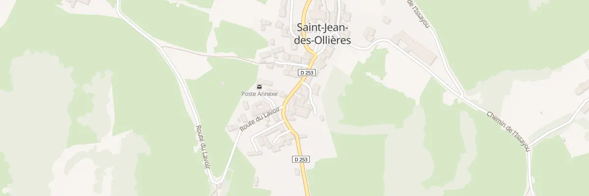 Plan du 67 Bourg de St Jean Ollieres à Saint-Jean-des-Ollières