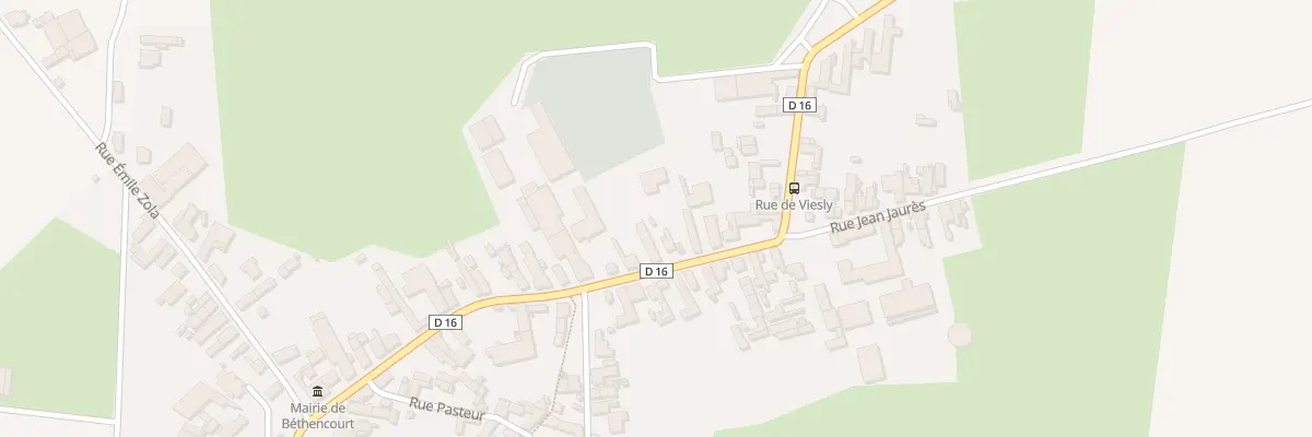 Plan du 58 Rue Jean Jaures à Béthencourt