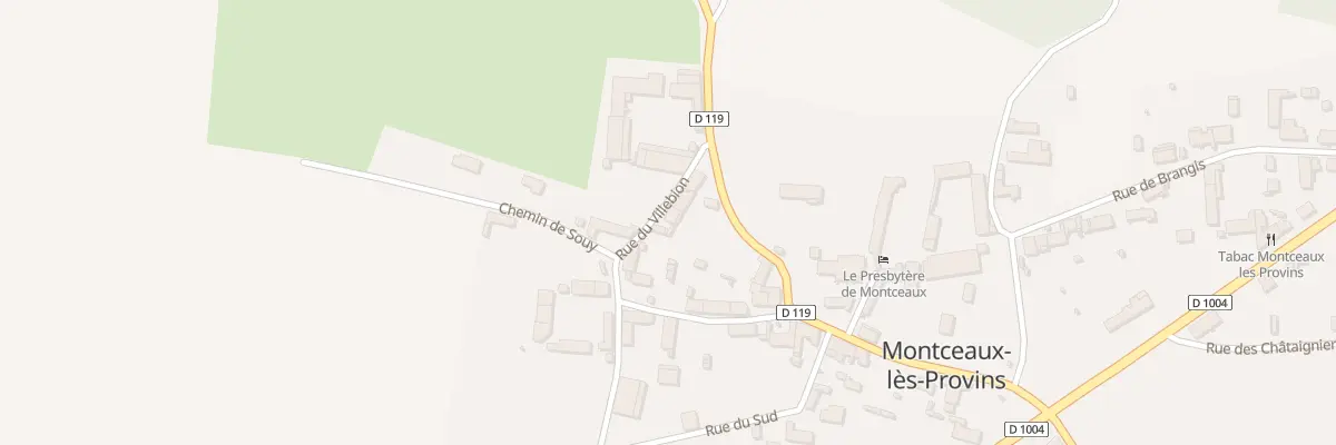 Plan du 5 Rue de Villebion à Montceaux-lès-Provins