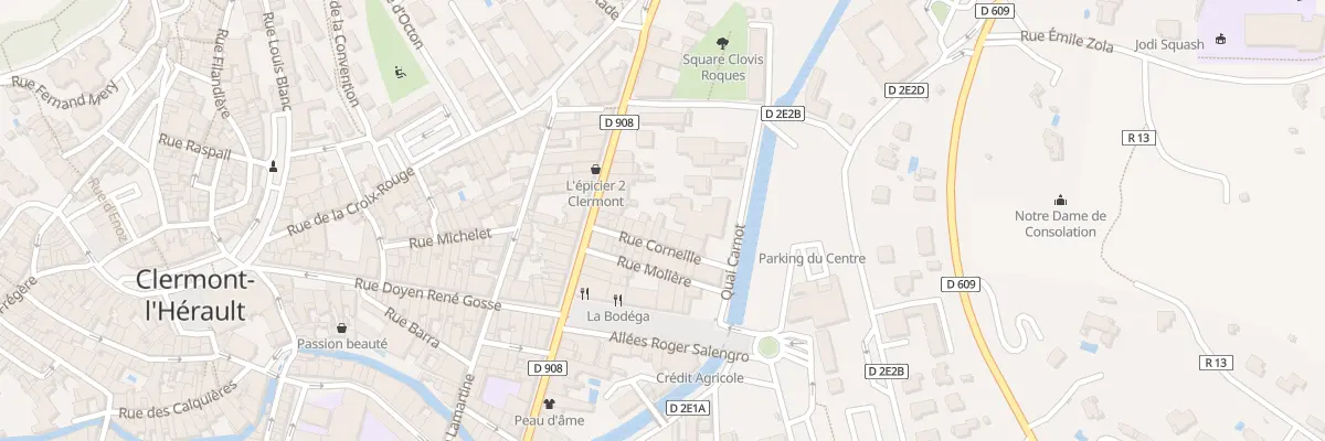 Plan du 10 Rue Corneille à Clermont-l’Hérault