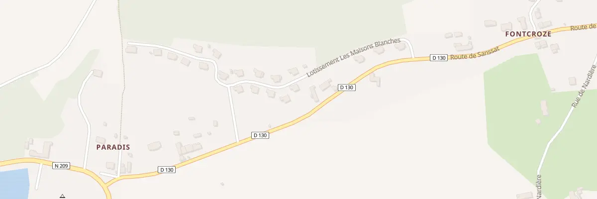 Plan du 6 Fontcroze à Billy