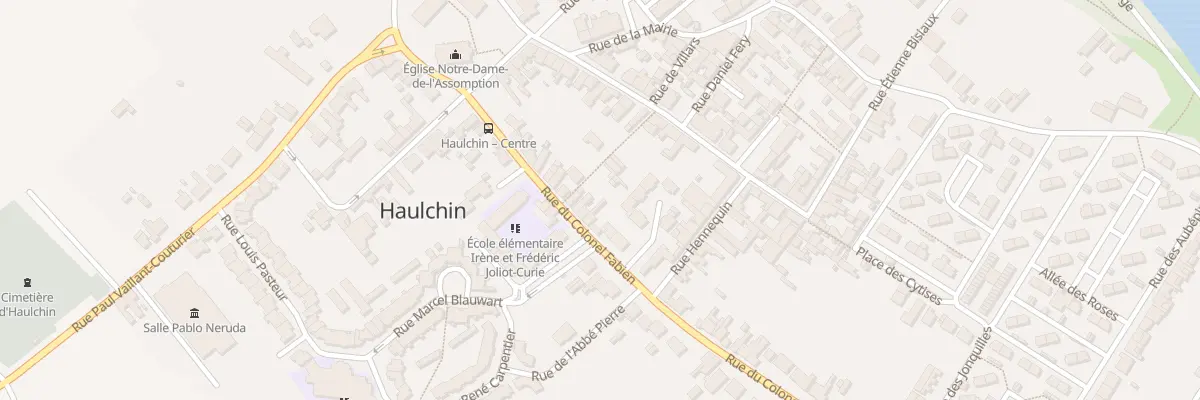 Plan du 17 Rue du Colonel Fabien à Haulchin