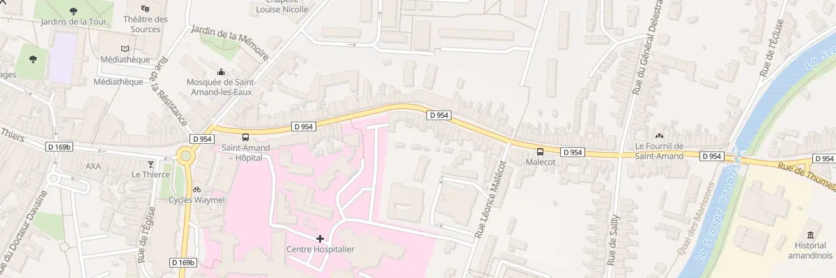Plan du 38 Rue Louise de Bettignies à Saint-Amand-les-Eaux