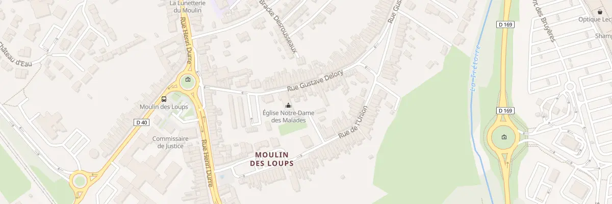 Plan du 8 Rue Gustave Delory à Saint-Amand-les-Eaux
