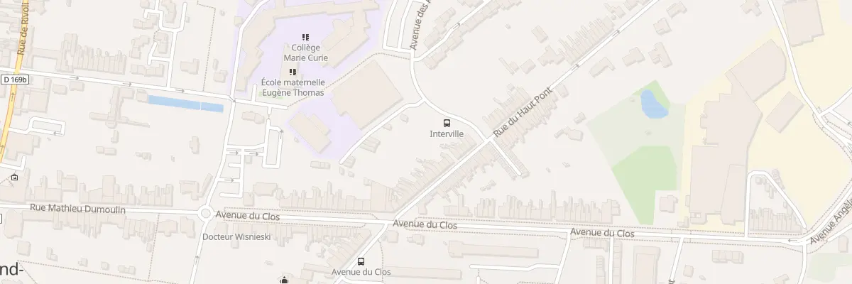Plan du 33 Rue du Haut Pont à Saint-Amand-les-Eaux