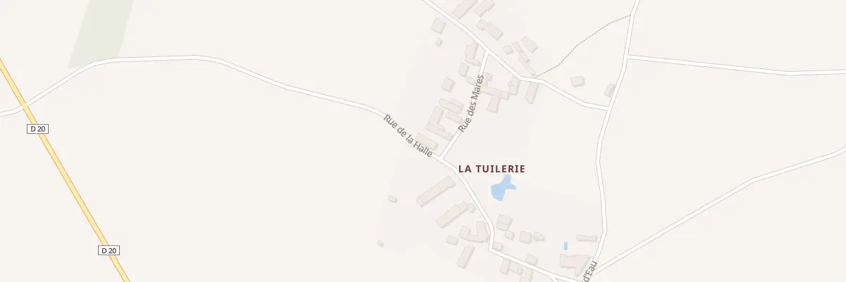 Plan du 2 Rue de la Halle à Dixmont