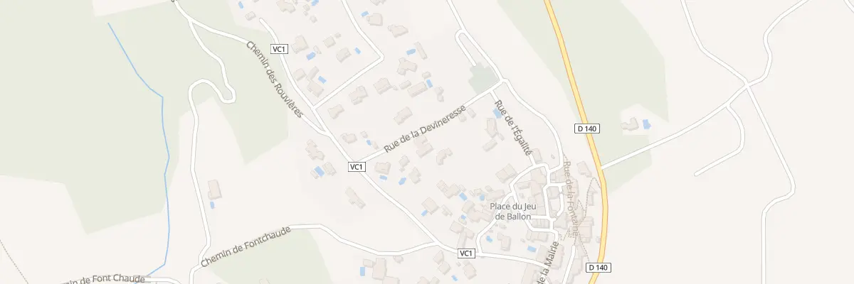 Plan du 1 Rue de la Devineresse à Lacoste