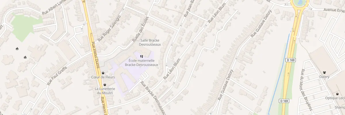 Plan du 2 Rue Jean Baptiste Lebas à Saint-Amand-les-Eaux