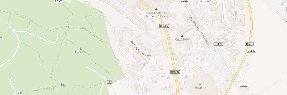 Plan du 9191F Rue Andre Chenier à Clermont-l’Hérault