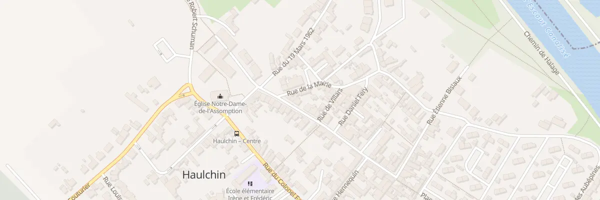 Plan du 3 Rue Ernest Macarez à Haulchin