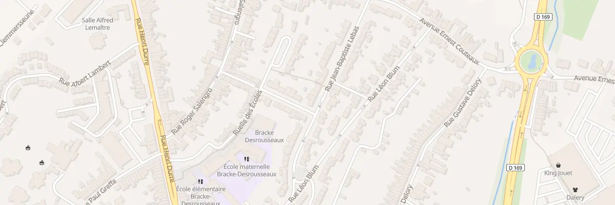 Plan du 17 Rue Jean Baptiste Lebas à Saint-Amand-les-Eaux
