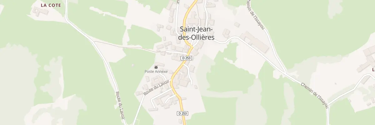 Plan du 65 Bourg de St Jean Ollieres à Saint-Jean-des-Ollières