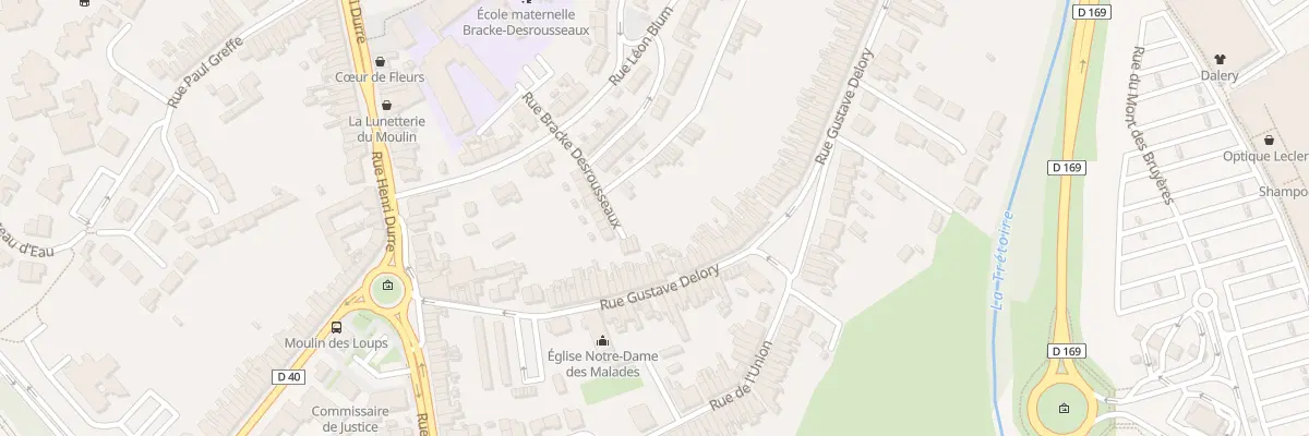 Plan du 55 Rue Gustave Delory à Saint-Amand-les-Eaux