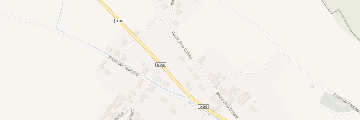 Plan du 14 Rte de la Collate à Vaumort