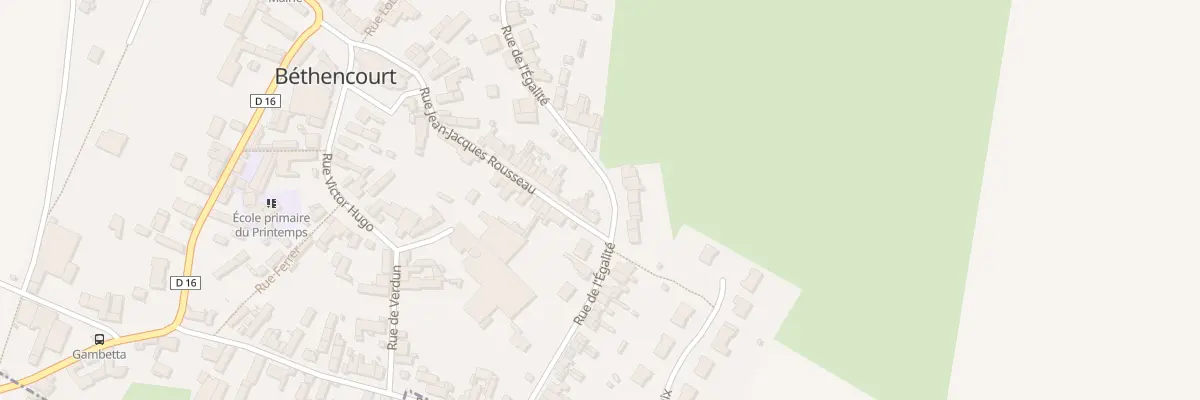 Plan du 51 Rue Jean-jacques Rousseau à Béthencourt