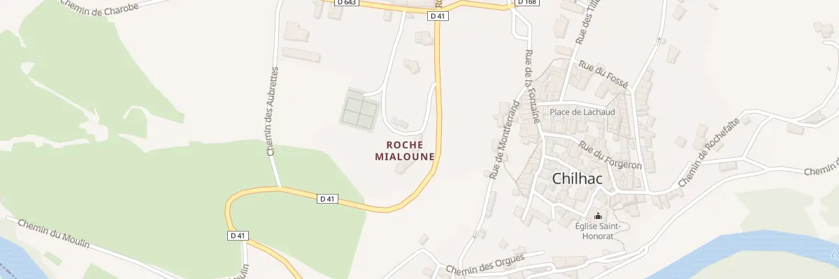 Plan du 5040A Roche Mialoune à Chilhac