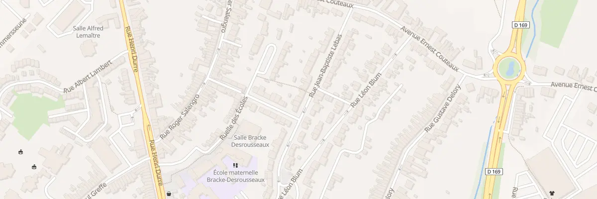 Plan du 21 Rue Jean Baptiste Lebas à Saint-Amand-les-Eaux