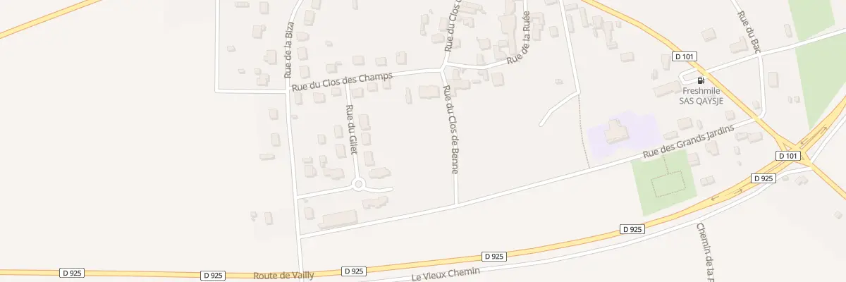 Plan du 8 Rue du Clos de Benne à Missy-sur-Aisne