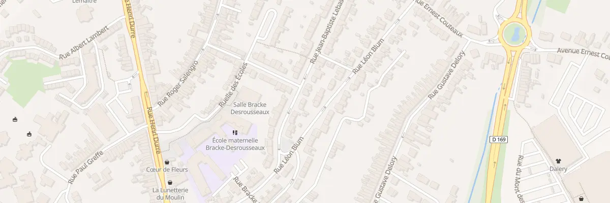 Plan du 12 Rue Jean Baptiste Lebas à Saint-Amand-les-Eaux