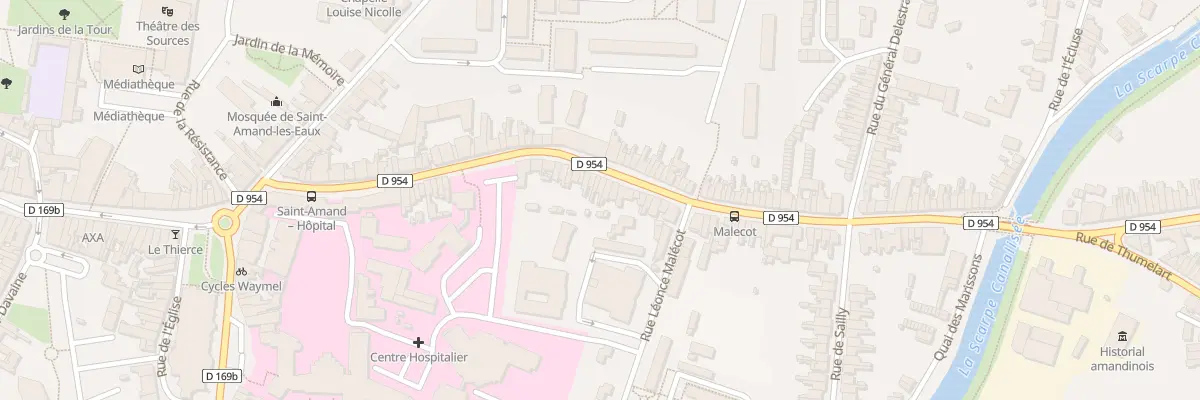 Plan du 52 Rue Louise de Bettignies à Saint-Amand-les-Eaux