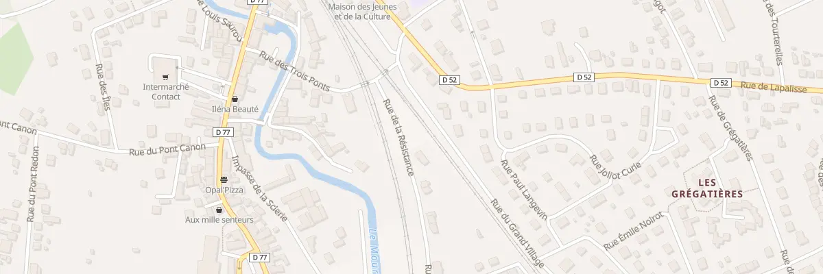 Plan du 1 Rue de la Résistance à Saint-Germain-des-Fossés