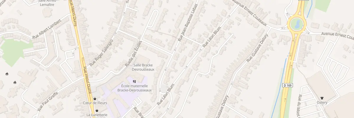 Plan du 14 Rue Jean Baptiste Lebas à Saint-Amand-les-Eaux