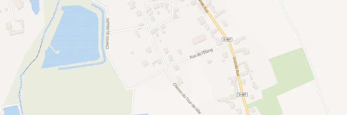 Plan du 5 Rue de l’Etang à Versigny