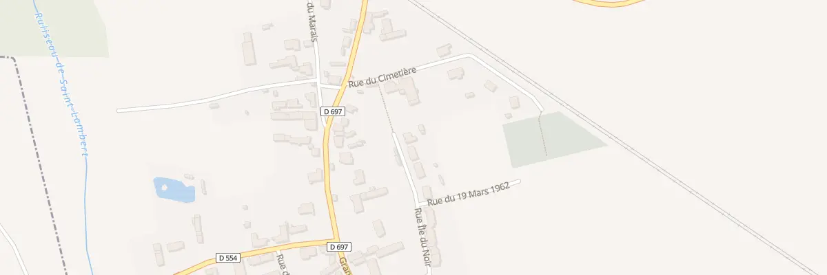 Plan du 20 Rue Ile du Noir à Versigny