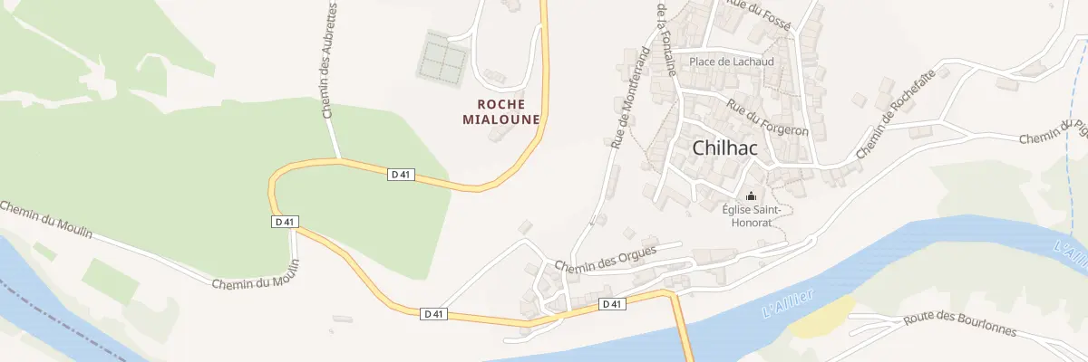 Plan du 5026 Le Bourg à Chilhac