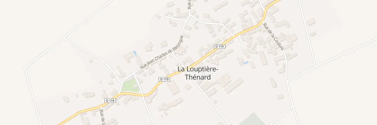 Plan du 32 Rue Thenard à La Louptière-Thénard