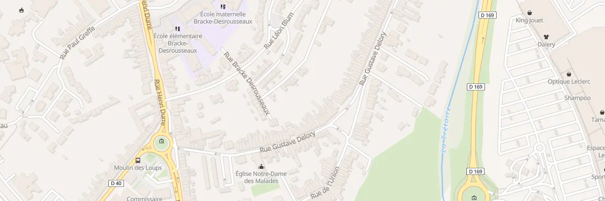 Plan du 69 Rue Gustave Delory à Saint-Amand-les-Eaux