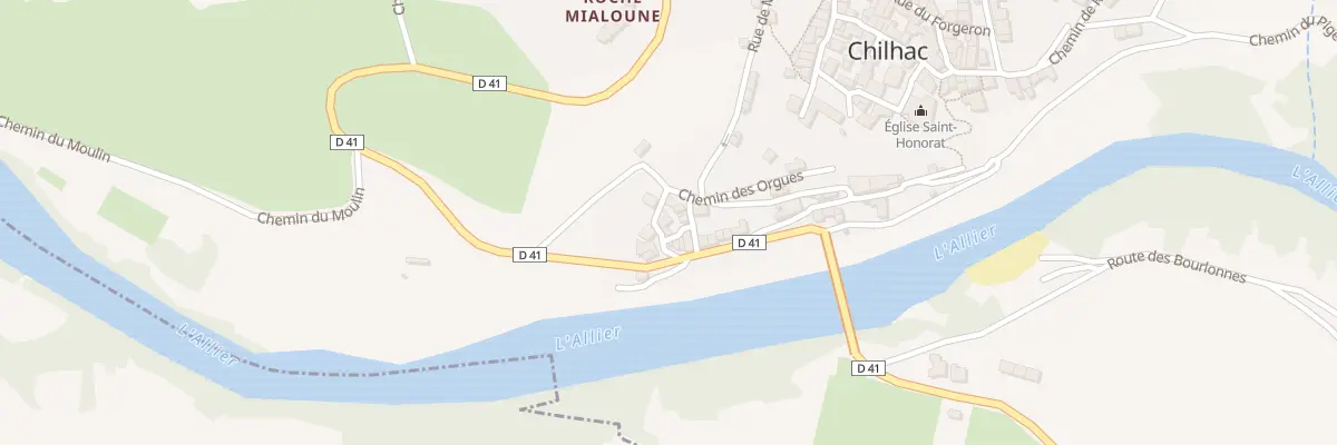 Plan du 5152 Le Bourg à Chilhac
