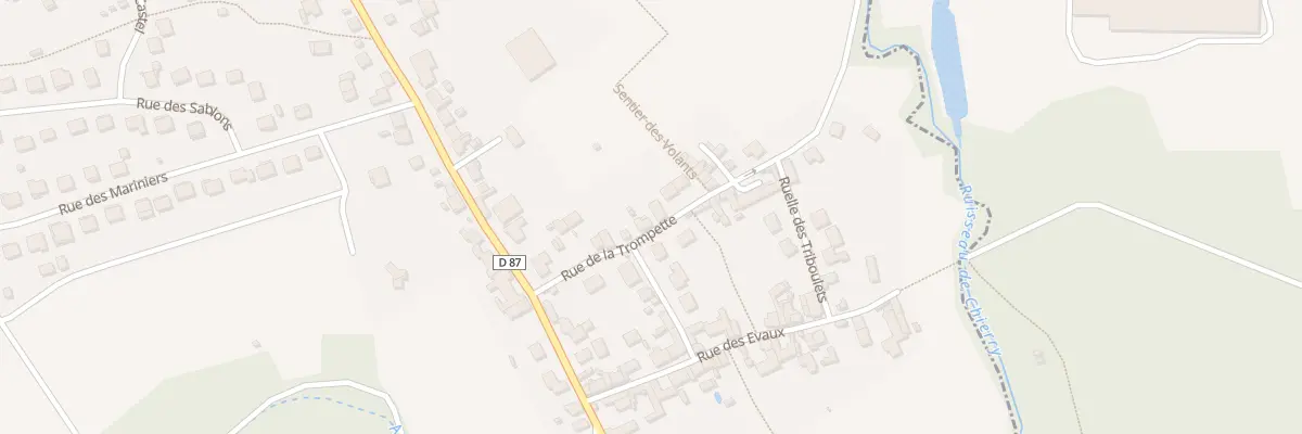 Plan du 9 Rue de la Trompette à Chierry