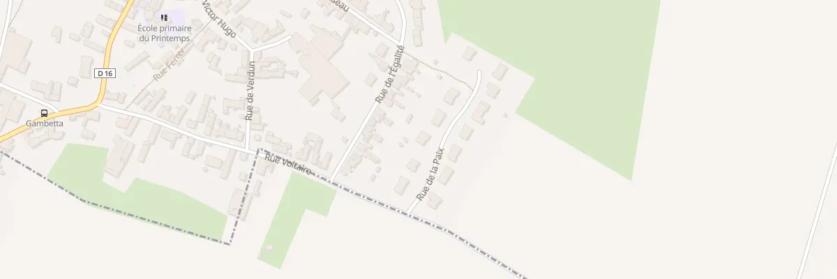 Plan du 5 Rue de la Paix à Béthencourt