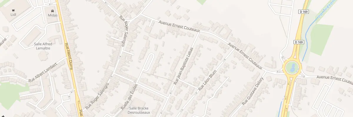 Plan du 35 Rue Jean Baptiste Lebas à Saint-Amand-les-Eaux