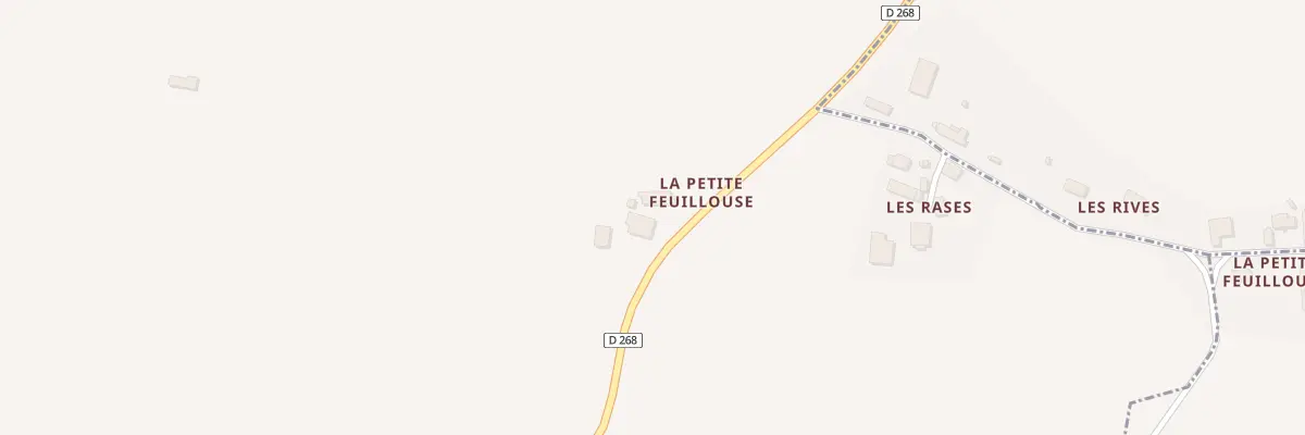 Plan du 5050 La Feuillouse à Créchy