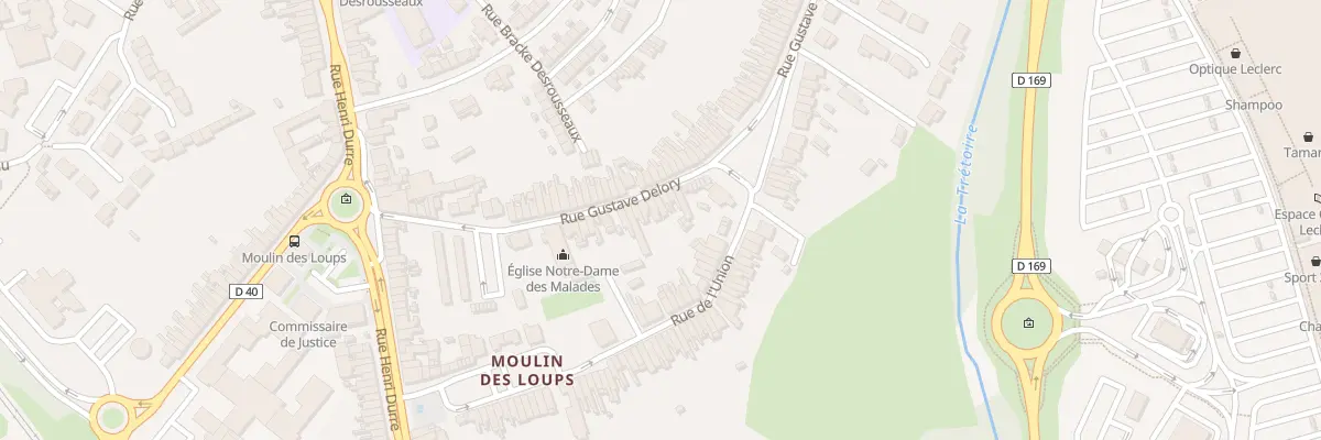 Plan du 18 Rue Gustave Delory à Saint-Amand-les-Eaux