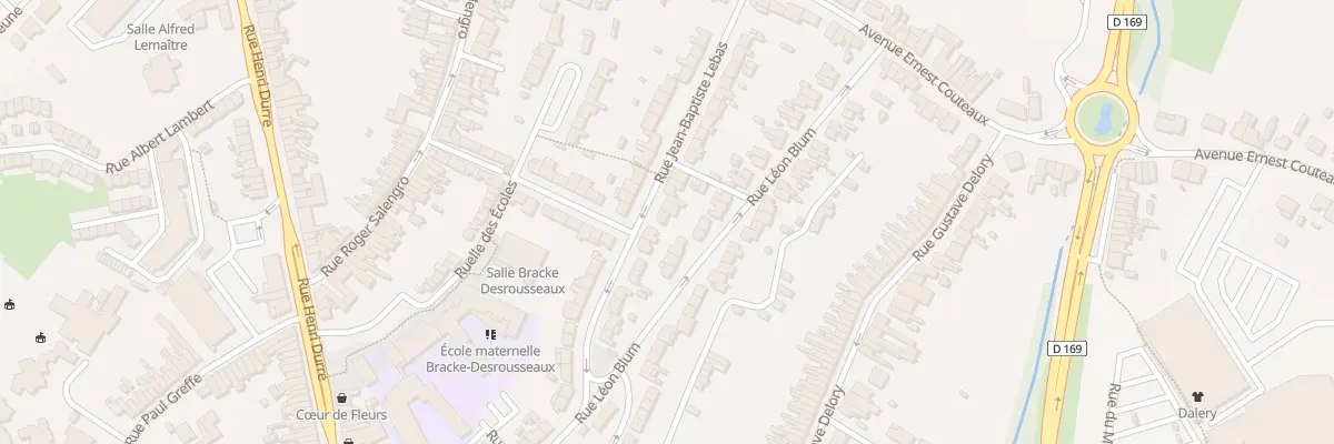 Plan du 18 Rue Jean Baptiste Lebas à Saint-Amand-les-Eaux
