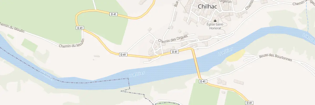 Plan du 5064 Le Bourg à Chilhac