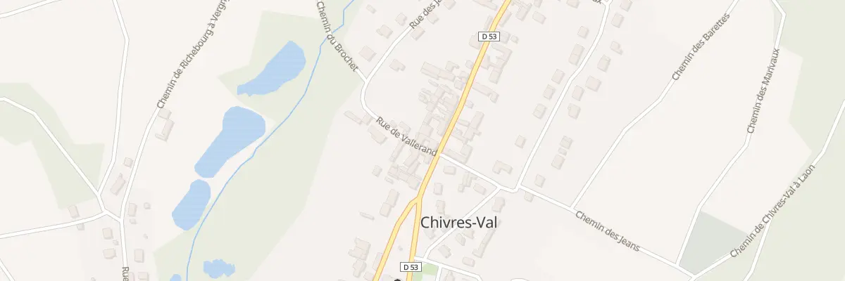 Plan du 2 Rue Vallerand à Chivres-Val