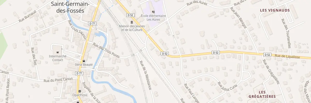 Plan du 22 Rue de Lapalisse à Saint-Germain-des-Fossés