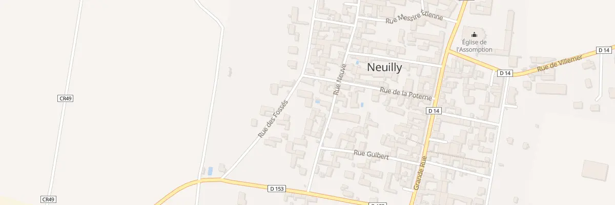 Plan du 4 Rue des Fosses Neuilly à Valravillon