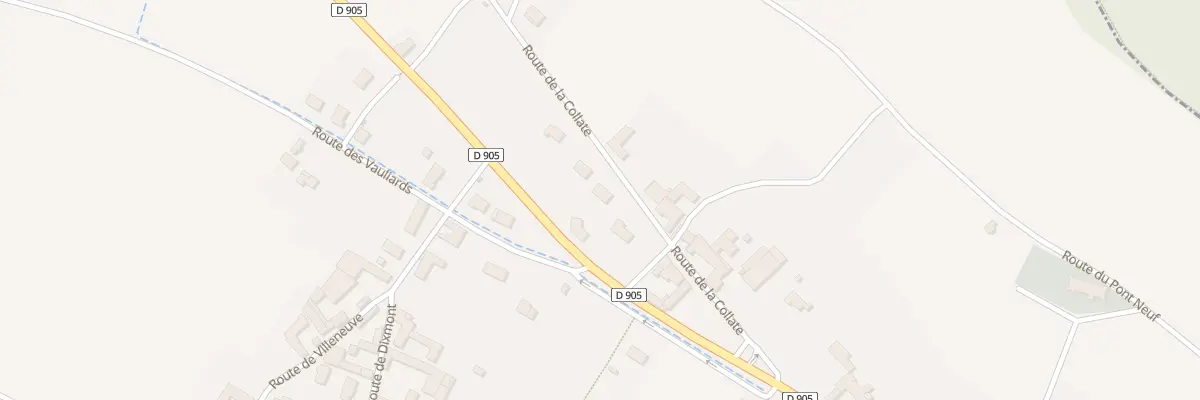 Plan du 10 Rte de la Collate à Vaumort