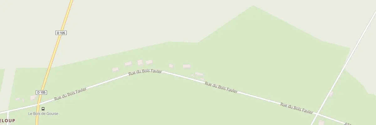 Plan du 5101 Rue du Bois Favier à Gouise